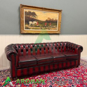 Sofa Chesterfield Original Leather 3 Seater Premium AF-6