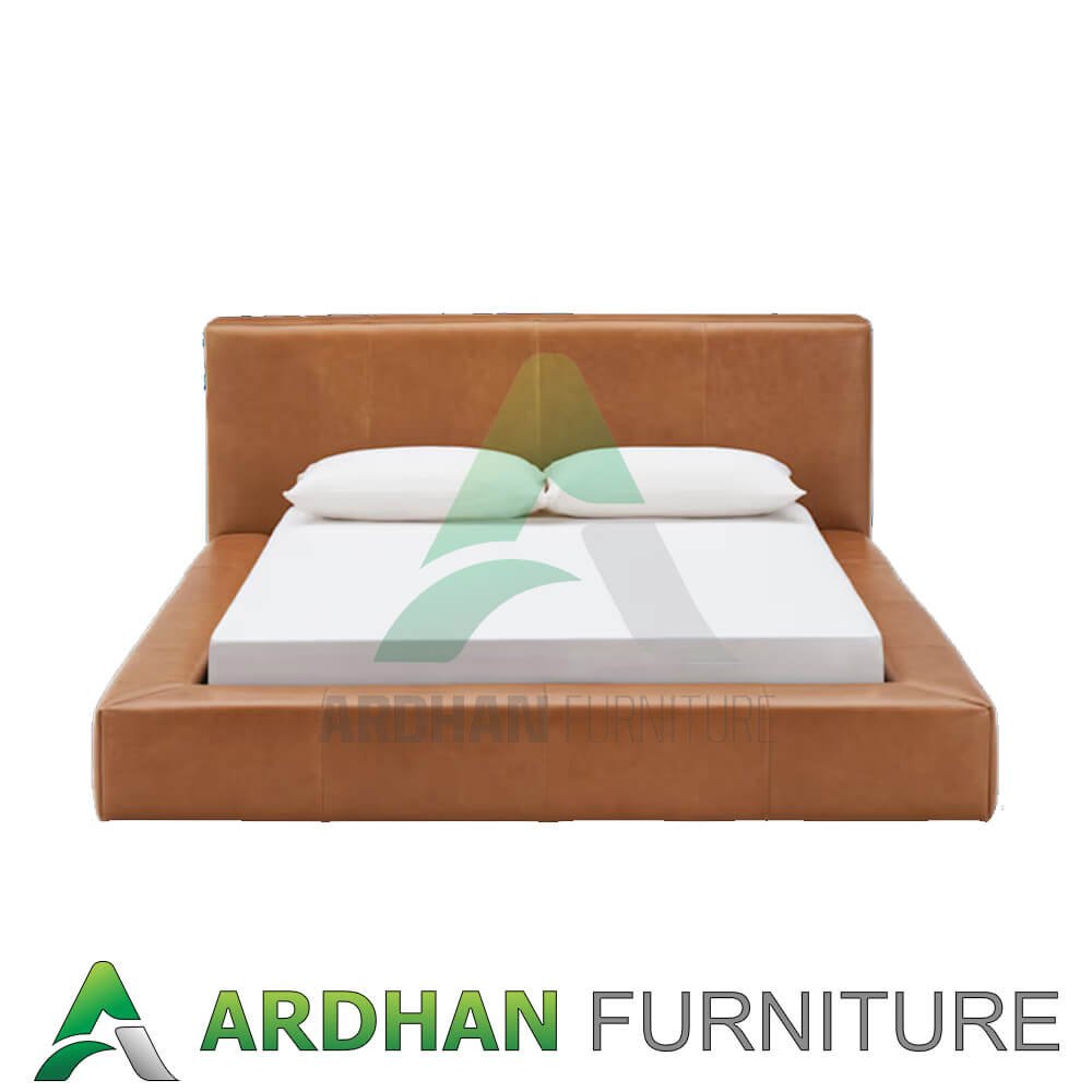 Tempat Tidur Cover Kulit Original Minimalis Desain AF-17.1