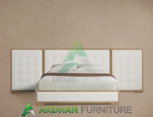 Tempat Tidur Minimalis Jati Headboard Design Cantik AF-23