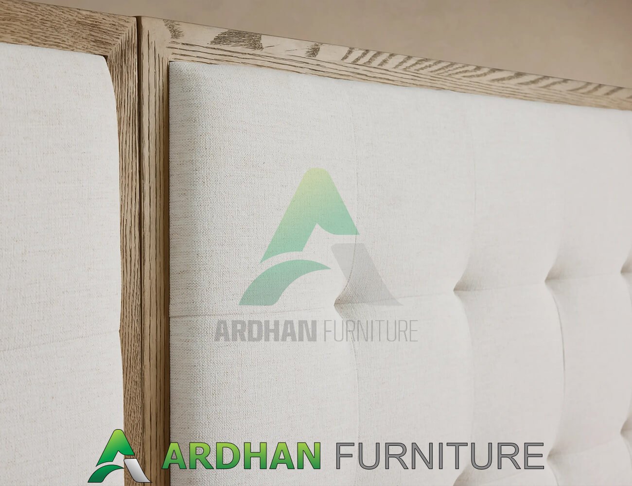 Tempat Tidur Minimalis Jati Headboard Design Cantik AF-23.2